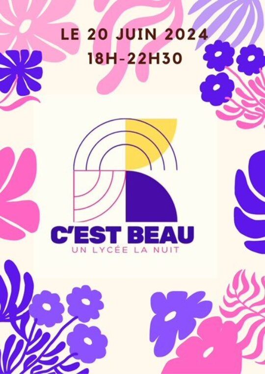 « C’est beau un lycée la nuit … »