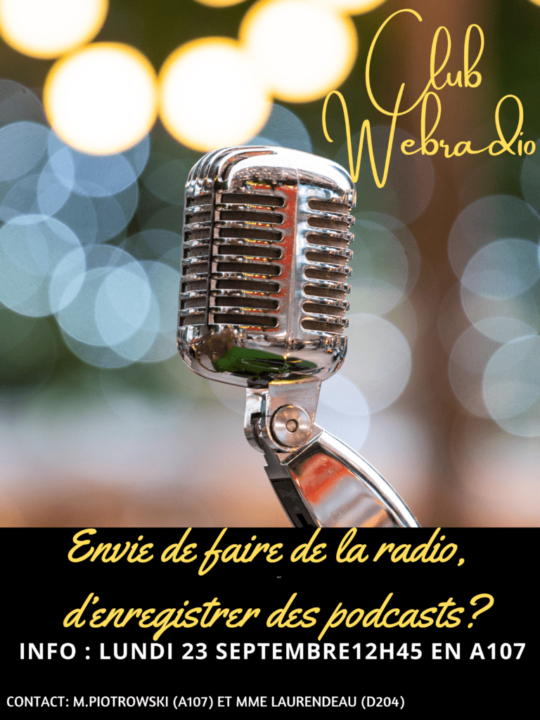 Le club WEBRADIO est de retour