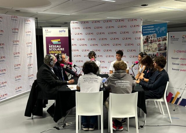 Les Jeunes Reporters Internationaux au Festival de la francophonie