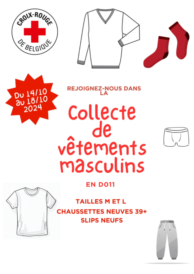 1ère collecte du Point Croix Rouge jeunesse du LFJM