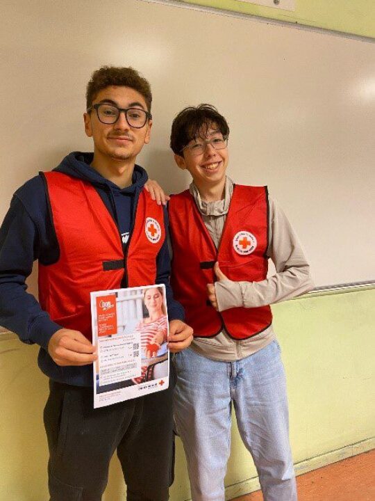 Action du point Croix Rouge du LFJM: sensibilisation au don du sang