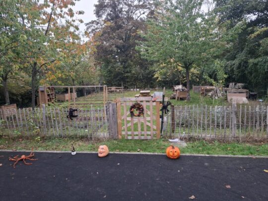 Ouverture du potager pédagogique dans l’ambiance d’Halloween