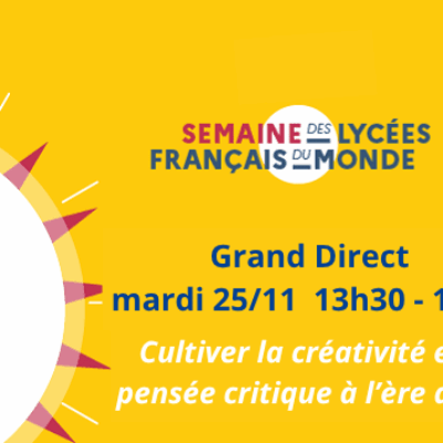 Grand Direct Radio avec Cédric Villani : Cultiver la pensée critique et la créativité à l’ère de l’IA