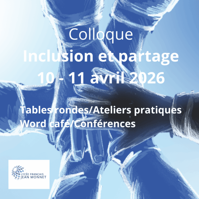 Colloque pour l&rsquo;école inclusive 10 et 11 avril