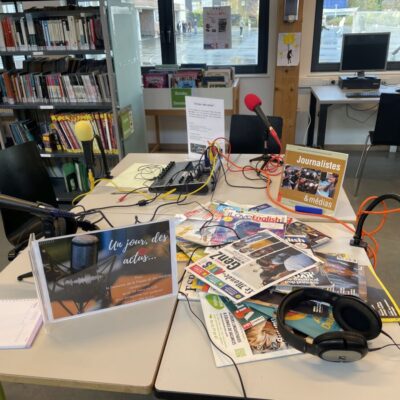 « un jour, des actus » la web radio au CDI