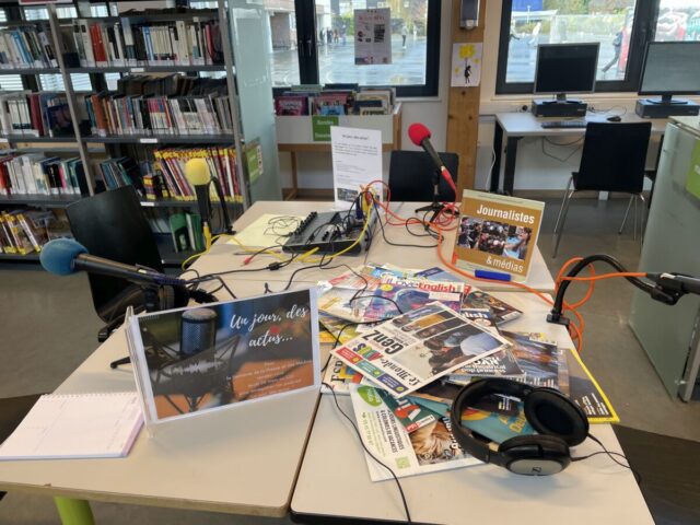 « un jour, des actus » la web radio au CDI